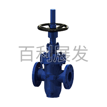 Flast Double Gate Valve With Guide Hole